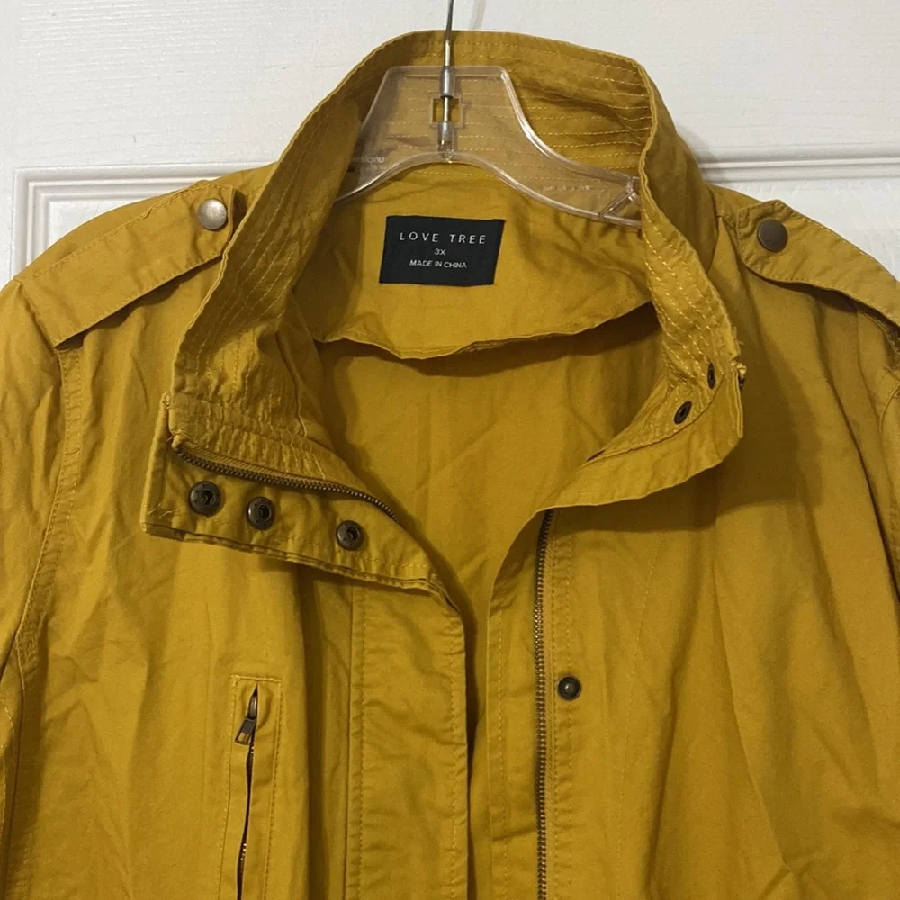 Mustard yellow utility jacket - Picture 3 of 3